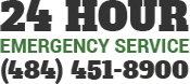 24 Hour emergency service. 484-451-8900